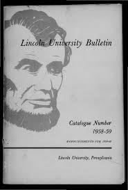Lincoln University Bulletin