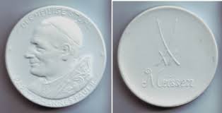 See more of papst johannes paul der ii on facebook. Meissen Papst Johannes Paul Ii Ca 1995 Meissner Porzellan Medaille Ppast Johannes Paul Ii Pragefrisch Ma Shops
