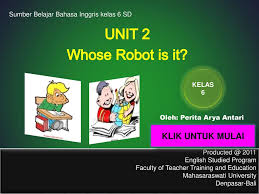 Check spelling or type a new query. Sumber Belajar Bahasa Inggris Kelas 6 Sd Ppt Download