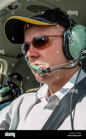 Pilot in seat belt hi-res stock photography and images