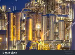 Chemical Industry Detail Installation Background At Night Petrochemical Close Up Of Factory Chemical Industry Graphic Design Ideas Art Geometric Logo Design