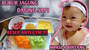 Resep mpasi 9 bulan anti gtm : Resep Mpasi Jagung Manis Daging Sapi Mpasi 4 Bintang Mpasi 8 Bulan Anti Gtm Youtube