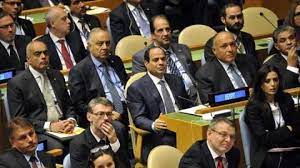 السيسي يحضر اجتماع الأمم المتحدة egyptian people revolution people