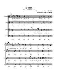 Boum Partition Gratuite Partitions De Chansons Partitions Gratuites Partition Musique