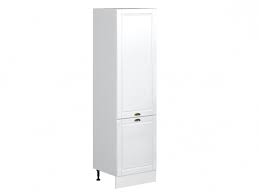 Accordingly, the freestanding pantry cabinet are available in different colors, materials, and designs, and their sizes are adjustable as necessary. Free Standing White High Gloss Tall Kitchen Cabinet 2 Door Larder Unit 60cm Shaker Style Antila Impact Furniture