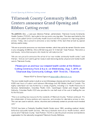 home tillamook county community health centers