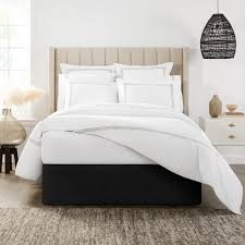 Because of the way this bed skirt goes on, it's not suitable for beds with footboards or posts. Wrap Around Bed Skirt Circa Bed Wrap Standard Textile Bed Skirts