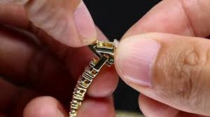 Eternity metro statement open bangle with austrian crystals gold plated. How To Close And Open The New Lock Of Tennis Chain Youtube