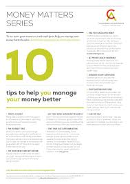 How to manage your money. 10 Tips To Help You Manage Your Money Better
