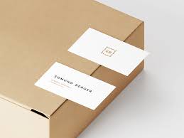 Freebie Business Cards On Box Mockup In 2020 Box Mockup Download Business Card Free Business Cards