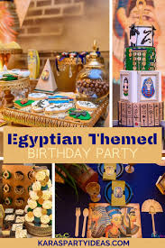 Personalize your grad party with crafts such as photo booth props, balloon decorations, table centerpieces and more. Kara S Party Ideas Egyptian Themed Birthday Party Kara S Party Ideas