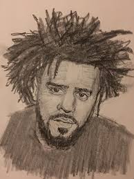 Color theory featuring J.Cole #caricatureartist #cartoonist