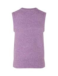 How to knit a vest part 1 | teomakes. Shop Fredrika Knit Vest Purple Mbym