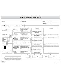 The Oee Worksheet Helps Participants Understand The Dynamics Of Overall Equipment Effecti Facilitation Techniques Business Model Canvas Reliability Engineering