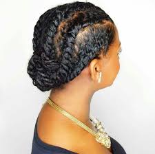 Flat Twist Low Bun Flat Twist Hairstyles Natural Hair Twists Protective Hairstyles For Natural Hair