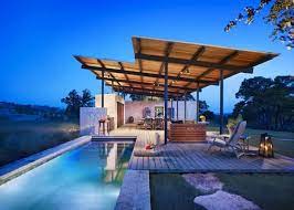 It's like 'glamping,' says fogerty of the poolhouse, which sits back from the main house set on 3 acres in frontenac. Stunning Open Air Pavilion In Texas Story Pool House