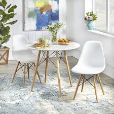 Alaine Dining Set 3 Piece Dining Set Mid Century Dining Table Dining Set