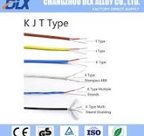 ANSI PTFE/PVC/PFA/Fiberglass Insulation K Type Kx Thermocouple Extension Compensation Wire Cable