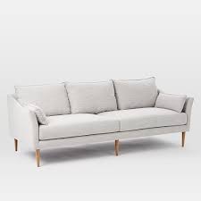 This is an interesting couch because the base is very modular and boxy looking i really liked the grey stain color a lot! Antwerp Sofa