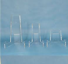 Acrylic insert (only) for name plate holder; Invisible Plate Displays Plate Wire Hangers And Easels Plate Wires