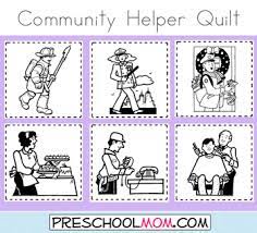 Top 10 community helpers coloring pages for toddlers: Community Helper Preschool Printables Preschool Mom