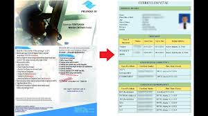 Relevan dengan bidang pekerjaan yang diinginkan. Cara Membuat Curiculum Vitae Menarik Pelaut Youtube