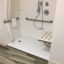 Showing process of building up shower curb from start to finish. Shower Pans Tile Over Shower Pans Ada Shower Pan