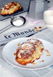Almond Croissants The Easy Way Del S Cooking Twist Recipe Almond Croissant Sweet Breakfast Recipes
