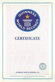 Guinness World Record Certificate Template Resume Template Free Certificate Templates World Records