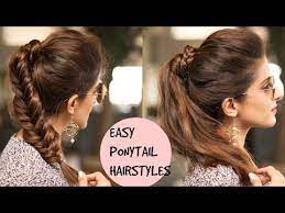 See Our New Post Easy Braided Ponytail Hairstyles For College School Work Pouf With Ponytail F Ponytail Hairstyles Easy Ponytail Hairstyles Easy Hairstyles