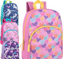 Trail maker Mochilas al por mayor para niños, mochilas a granel para niñas,  paquete de 24 con patrones divertidos, correas acolchadas ajustables