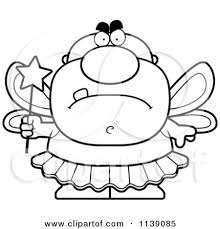 Vector Outlined Coloring Page By Cory Thoman 1139085 Tooth Fairy Pictures Cartoon Clip Art Coloring Pages