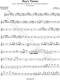 Flute players, you've been waiting for it!!! Gina Luciani Rey S Theme From Star Wars Sheet Music Flute Solo In A Minor Download Print Sku Mn0182716