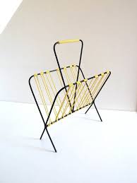 Porte Revues Scoubidou Jaune Vintage Annees 60 Par Brocandpop Vintage Boutique Retro Vintage Vintage