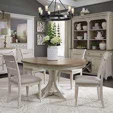Free delivery on this item. Roanoak 5 Piece Oval Dining Room Set Roanoak 5pc Dining Lifestyle Furniture By Babette S Leesburg The Villages