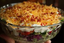 All i have to do now is reheat and serve. Make Ahead Layered Salad Anne Jisca S Healthy Pursuits