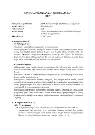 Bahasa inggris kompetensi dasar kompetensi. Rpp Bahasa Inggris Research Papers Academia Edu
