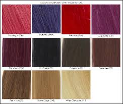 How To Use Hair Color Chart Shades Of Red Hair To Desire