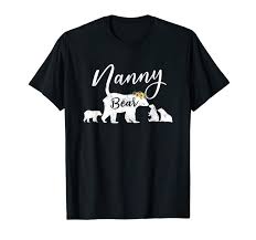 Order Now Nanny Bear T Shirt With Three Cubs Mother S Day Gift Tees Design