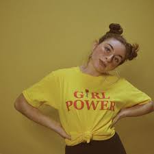 Aesthetic Black And Yellow Clothes So Aesthetic Girl Power Girl Power Shirt Girl Power T Shirt Aesthetic Shirts