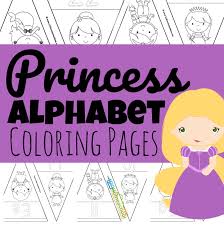 Includes images of baby animals, flowers, rain showers, and more. Free Disney Princess Alphabet Coloring Pages Pennants