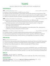 Microservices is an architectural style with the help of which, you can build small to complex. Software Engineering Intern Resume Us Resumes