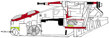 Republic Laat Gunship During The Clone Wars Gunship Clone Wars Galactic Republic