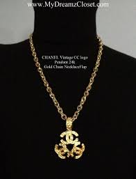 (3) total ratings 3, $24.96 new. Chanel Vintage Cc Logo Pendant 24k Gold Chain Necklace Women S Fashion Jewelry Organizers Necklaces On Carousell