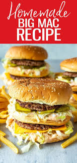 Everybody understands the stuggle of getting dinner on the table after a long day. Homemade Big Mac Recipe The Girl On Bloor Homemade Burger Recipe Homemade Big Mac Juicy Beef Burger Recipe