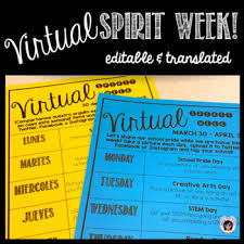 Need a gift voucher for christmas? Spirit Week Editable Worksheets Teaching Resources Tpt