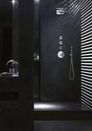Bathroom tiles come in various shapes, sizes, patterns and textures and are the foundation for almost all bathroom designs. Pin By Mark On Bathrooms Bathroom Design Black Black Bathroom Bathroom Shower Tile