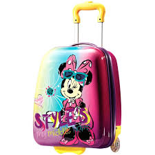 Disney minnie mouse soft side trolley kids luggage case 17 inch suitcase. Best Buy American Tourister Disney 18 Upright Suitcase Disney Minnie Mouse 74728 4451
