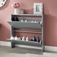 Check spelling or type a new query. Narrow Shoe Cabinets High Gloss 2 Door Shoe Cabinet Grey Buy Online At Qd Stores