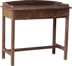 Preise vergleichen und bequem online bestellen! Vintage Schreibtisch Mit 2 Schubfachern Modell 46 84x92x46 Cm